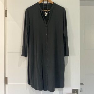 Eileen Fisher olive green dress - size small